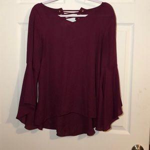 Bell Sleeve Blouse